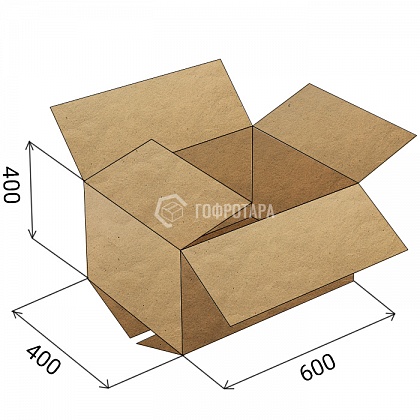 Картонная коробка Т-24 400х400х600 мм